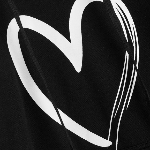 Women Hooded Sweatshirt Black - Picture 3 of 4